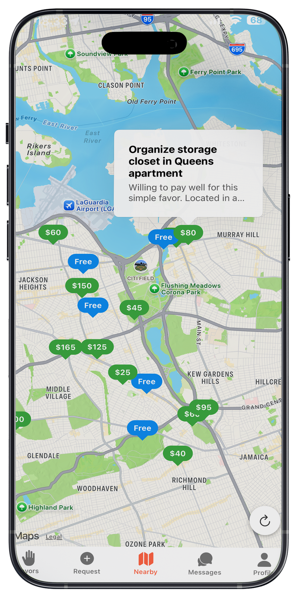 QuickFavor App